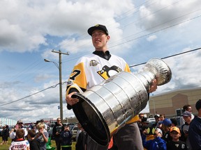 Pittsburgh Penguins forward Carter Rowney brought the Stanley Cup to his hometown of Sexsmith, Alta., on Sunday July 16, 2017 where he was celebrated with a parade in his honour. Svjetlana Mlinarevic/Grande Prairie Daily Herald-Tribune/Postmedia Network