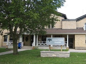 MPP Liz Sandals announced Hospital Infrastructure Renewal Program funding for the region, in Stratford last Thursday. The Clinton Public Hospital (pictured) will receive $296,798 from those funds for upgrades and improvements.