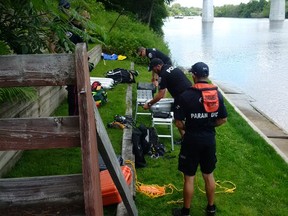 Marine Paramedics are onsite on Rideau River supporting Ottawa Police after possible drowning. Ottawa Paramedic Service, Twitter