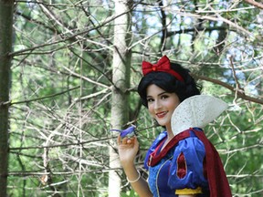 Snow White, from Kira's Enchanted Princess Parties, is set to be one of the attractions at two fundraising Snow White and Woodland Friends parties the Sarnia and District Humane Society is holding Aug. 5 at the animal shelter in Sarnia. Tickets are $25 and money raised helps pay veterinary bills for animals at the shelter. (Handout/Sarnia Observer/Postmedia Network)