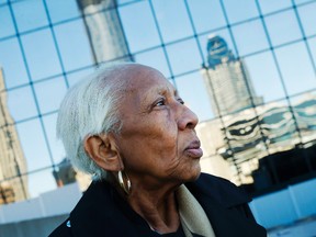 In this Jan. 11, 2016 file photo, Doris Payne poses for a photo in Atlanta. (AP Photo/John Bazemore, File)