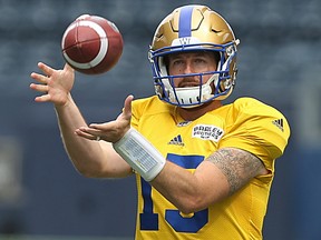 Bombers QB Matt Nichols. (Kevin King/Winnipeg Sun)