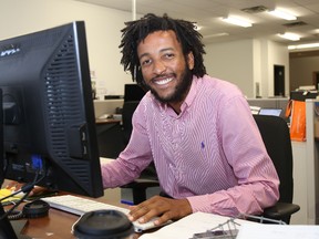 Jason Miller, pictured here at The Intelligencer newsroom, produced and wrote a film premiering on TVO July 26.