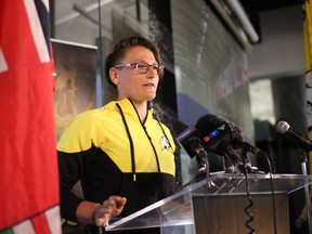 Rower Emma Gray a shoo-in to be Manitoba’s flag bearer for the 2017 Canada Summer Games, which kick off July 28 in Winnipeg, Gimli and Kenora. Scott Billeck/Winnipeg Sun