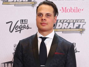 Auston Matthews of the Toronto Maple Leafs attends the NHL Awards at T-Mobile Arena on June 21, 2017. (Bruce Bennett/Getty Images)