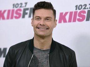 In a Saturday, May 13, 2017 file photo, Ryan Seacrest arrives at Wango Tango at StubHub Center, in Carson, Calif. Seacrest will be back hosting “American Idol” when it returns for a first season on ABC. (Richard Shotwell/Invision/AP, File)