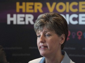 International Development Minister Marie-Claude Bibeau unveils Canada's "new" feminist international assistance policy during a news conference June 9 in Ottawa. (Adrian Wyld/The Whig-Standard)