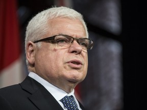 NDP energy critic Peter Tabuns speaks at Queen's Park on Friday, May 12, 2017. (CRAIG ROBERTSON/TORONTO SUN)