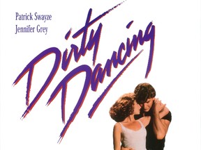 The movie poster for Dirty Dancing starring Patrick Swayze and Jennifer Grey released in the summer of 1987. (Vestron Pictures)