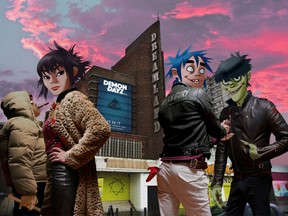 The English virtual band Gorillaz. (J.C. Hewlett)