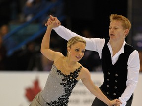 Figure skater Taylor Steele, seen here with partner Rob Schultz in 2012,  (Skate Canada)