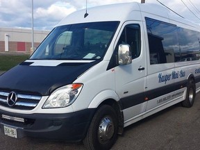 Kasper Transpiration Services is taking over the Selkirk to Winnipeg commuter line, Sept. 1, 2017, and will be using a 15 passenger Mercedes Sprinter. HANDOUT