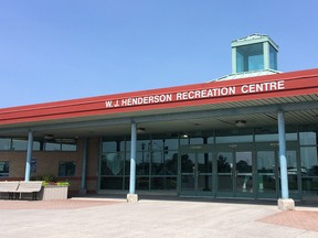 An addition to the W.J Henderson Recreation Centre in Amherstview is the leading contender to be the site of a new administrative building for Loyalist Township. (Elliot Ferguson/The Whig-Standard)