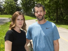 Neil and Haylie McKay have struggled through the loss of their baby. This September, McKay will run the That Dam Hill Ultramarathon in London hoping to raise as much as $24,000 for the Children?s Health Foundation. (MIKE HENSEN, The London Free Press)
