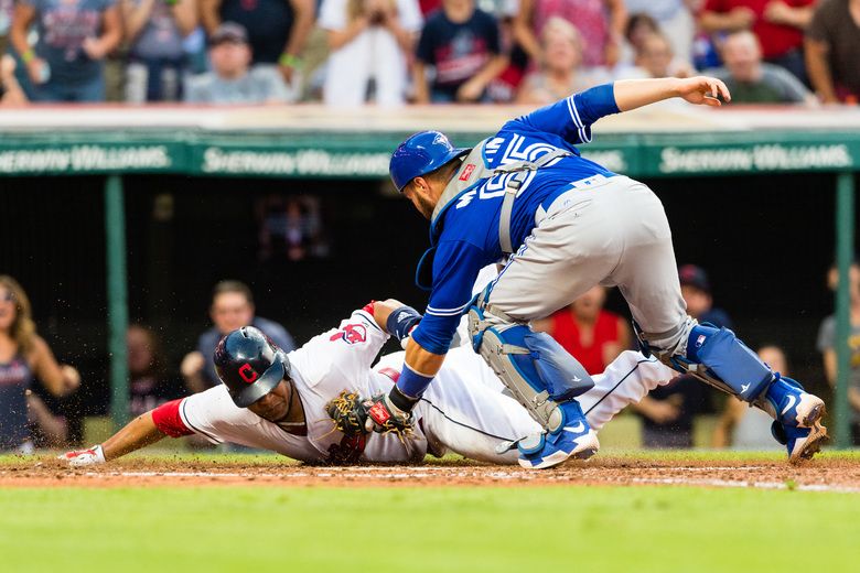 Encarnacion saves Jays from embarassing loss in Cleveland