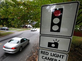 A red light camera Illustration on Smyth Road in 2011.