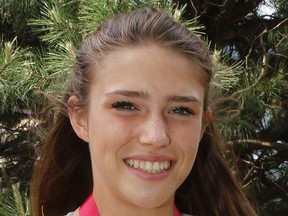 Kingston's Brogan MacDougall won the bronze medal in the girls 3,000 metres final at the Commonwealth Youth Games in Nassau, Bahamas, on Saturday afternoon. (Whig-Standard file photo)