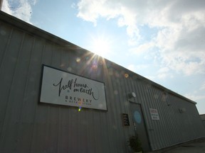 The sun was shinning in a picture taken at Half Hours on Earth Brewery in Seaforth July 23. The local brewery has been in the limelight since they opened last year and a recent rating in the Ontario Craft Beer Guide places them in the lead, labelling them the best brewery in the province. (Shaun Gregory/Huron Expositor)