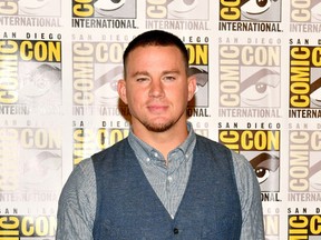 Channing Tatum at the 'Kingsman: The Secret Service' press line at Hilton Bayfront during Comic-Con International 2017 on July 20, 2017 in San Diego, California. (Photo by Dia Dipasupil/Getty Images)