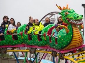 Monday Morning Magic is when children between three and 12 years with special needs are invited to K Days to enjoy the rides at their own paceJuly 24, 2017. Photo by Shaughn Butts / Postmedia