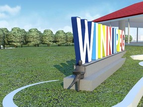 A new $120,000 sign that bears the city’s name will be installed at The Forks in Winnipeg later this week, it was announced on Monday, July 24, 2017. The 53-foot wide, eight-foot tall sign that reads ‘WINNIPEG’ will be fully lit with several colours just in time for the Canada Summer Games, which kick off this Friday. An inaugural lighting of the sign will take place on Saturday.