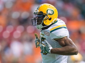 Edmonton Eskimos wide receiver Vidal Hazelton came up big against the Hamilton Tiger-Cats last week. (FILE PHOTO/THE CANADIAN PRESS)