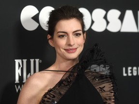 Actress Anne Hathaway attends the 'Colossal' premiere at AMC Lincoln Square Theater on March 28, 2017 in New York City. (Photo by Jamie McCarthy/Getty Images