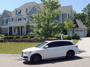 The home of Aaron Hernandez in North Attleborough, Mass.