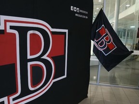 Jason Miller/The Intelligencer
The Belleville Senators unveiled the new team logo at a private event Tuesday. The team’s assistant general manager discussed the arduous process of bringing AHL hockey to the city during Tuesday’s event.