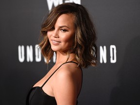 In this Feb. 28, 2017, file photo, model Chrissy Teigen poses at the season two premiere of the television series "Underground" in Los Angeles. Teigen said on Twitter July 25, 2017, that she had been blocked from President Donald Trump's personal Twitter account. (Photo by Chris Pizzello/Invision/AP, File)