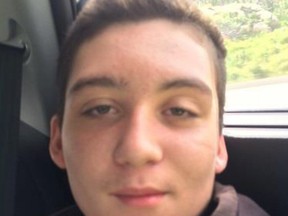 Seth Clark, 16, is missing. He was last seen in Minnow Lake. (SUPPLIED PHOTO)