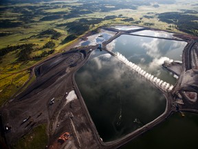 An aeriel photo provided by Sierra Club shows the coal ash waste site. (KESTRAL AERIAL SERVICES INC.)