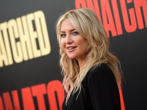 Actress Kate Hudson attends the world premiere of 'Snatched' at the Regency Village Theater, on May 10, 2017, in Westwood, California. (VALERIE MACON/AFP/Getty Images)