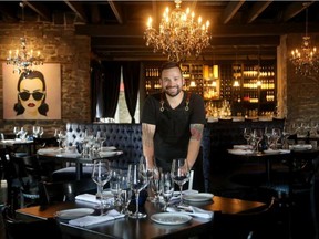 Chef Kyle Mortimer-Proulx is the man behind the food at Maison Conroy - a fine dining room that opened this past December in Aylmer in a historic 1855 building that now houses fine dining and a pub. Julie Oliver/Postmedia.