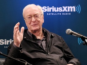 Actor Michael Caine speaks during SiriusXM's 'Town Hall' with the cast of 'Going In Style'; Town Hall to air on Entertainment Weekly Radio on March 29, 2017 in New York City. (Photo by Dimitrios Kambouris/Getty Images for SiriusXM)