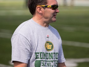 Edmonton Eskimos equipment manager Dwayne Mandrusiak.