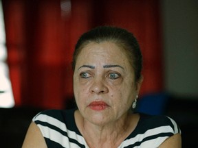 Flairene Carreiro is the widow of Manuel Carreiro who was killed 30 years ago in the July 31, 1987 tornado that swept through the city of Edmonton. PHOTO BY LARRY WONG/POSTMEDIA