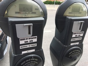 BRUCE BELL/THE INTELLIGENCER
Old fashioned parking meters are a thing of the past in the downtown core of Picton and will be replaced by 22 new pay stations by the end of September.