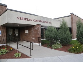 Luke Hendry/The Intelligencer
The current home of Veridian Connections Inc. and Belleville Water is slated to become Belleville’s new police headquarters.  The first tender, which would involve demolition work, could begin in December with construction following in late spring.