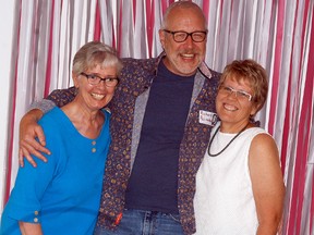 Wallaceburg District Secondary School class of 1977 classmates and organizers of this weekend's 40-year reunion included, from left, Connie Capes, Richard Palimaka and Nancy Bowers-Ivanski.