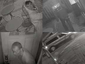 Montage of new images of suspects in a string of B&Es in the Ottawa area. OTTAWA POLICE HANDOUT
