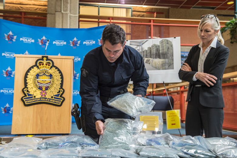 Edmonton police seize thousands of fentanyl pills disguised as