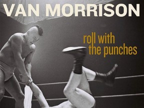 The cover of Van Morrison's upcoming album "Roll With the Punches" uses an image of retired Canadian pro wrestler Billy Two Rivers (pictured at left).