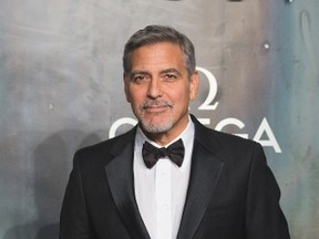 George Clooney attends the Lost In Space event to celebrate the 60th anniversary of the OMEGA Speedmaster, which has been worn by every piloted NASA mission since 1965 at Tate Modern on April 26, 2017 in London, United Kingdom. (Photo by Jeff Spicer/Getty Images)