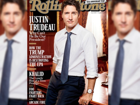 The pop star Canadian prime minister is a natural for the Rolling Stone, writes columnist David Krayden.