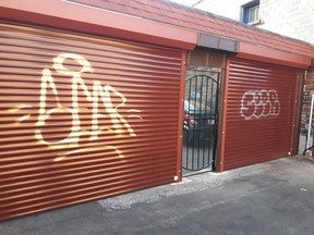 Sarnia police say a downtown business was hit by graffiti last week, and they are asking for help from the public to find those responsible.