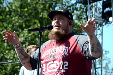 Rory Graham, better known as Rag'n'Bone Man, gave one of the best performances of the weekend on the WayAway stage, Sunday, July 30, 2017, at the third Wayhome Music & Arts Festival. Patrick Bales/Postmedia Network