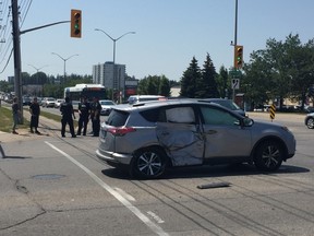 Intersection of Fanshawe Park Road and North Centre Road. (DEREK RUTTAN, The London Free Press)