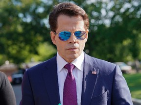 In this July 25, 2017, photo, White House communications director Anthony Scaramucci walks back to the West Wing of the White House in Washington. Six months into presidency, Donald Trump is saddled with a stalled agenda, a West Wing that resembles a viper’s nest, a cloud of investigations and a Republican Party that is starting to break away. Against that daunting backdrop, Trump moved July 28 to overhaul his senior team, installing Homeland Security Secretary John Kelly as White House chief of staff. The hard-nosed, retired general replaces Reince Priebus, a Republican operative who was skeptical of Trump’s electoral prospects last year. (AP Photo/Pablo Martinez Monsivais)