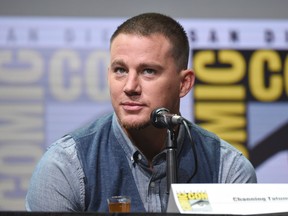 Channing Tatum attends the 20th Century Fox panel on day 1 of Comic-Con International on Thursday, July 20, 2017, in San Diego. (Photo by Richard Shotwell/Invision/AP)